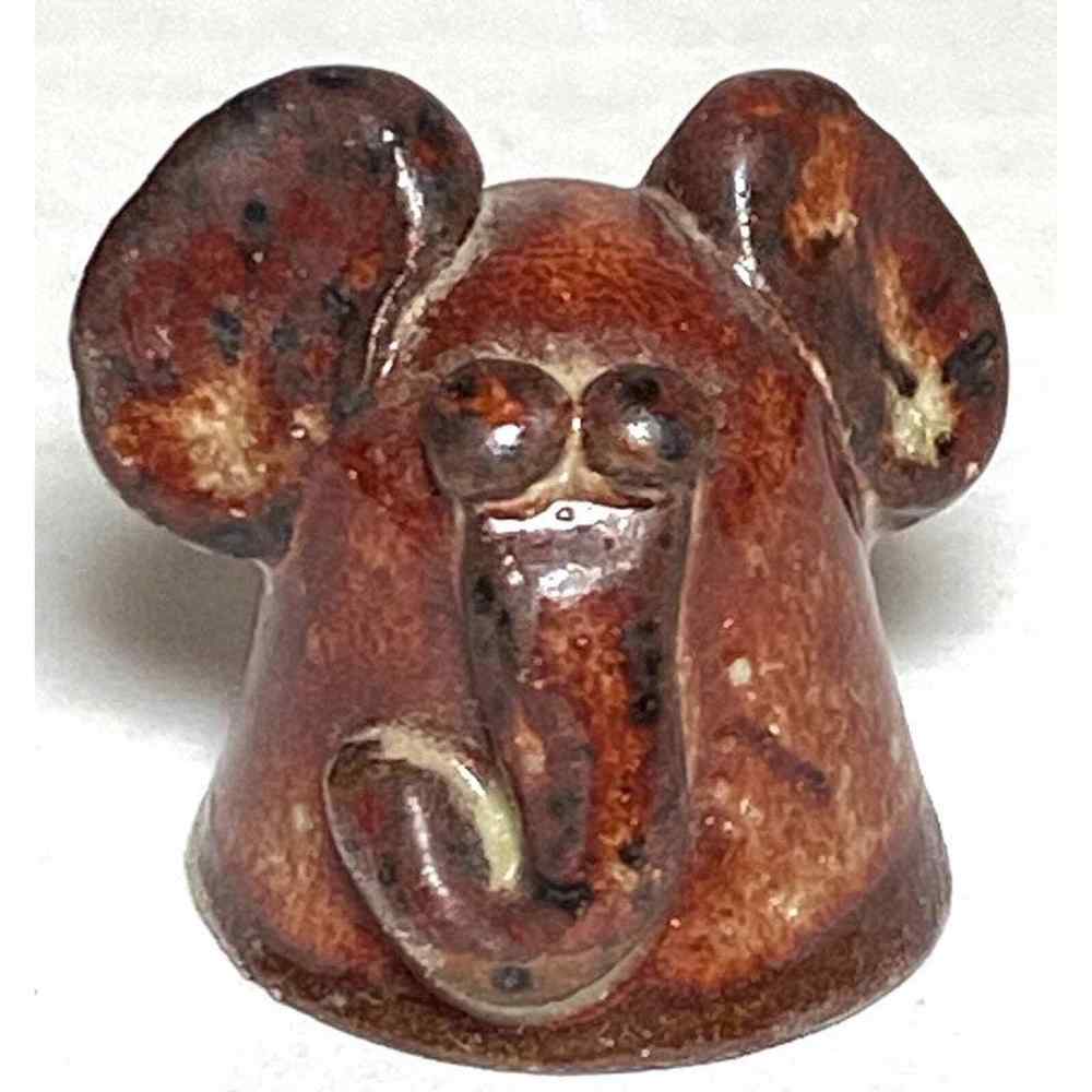 1970’s Vintage Porcelain Elephant Thimble